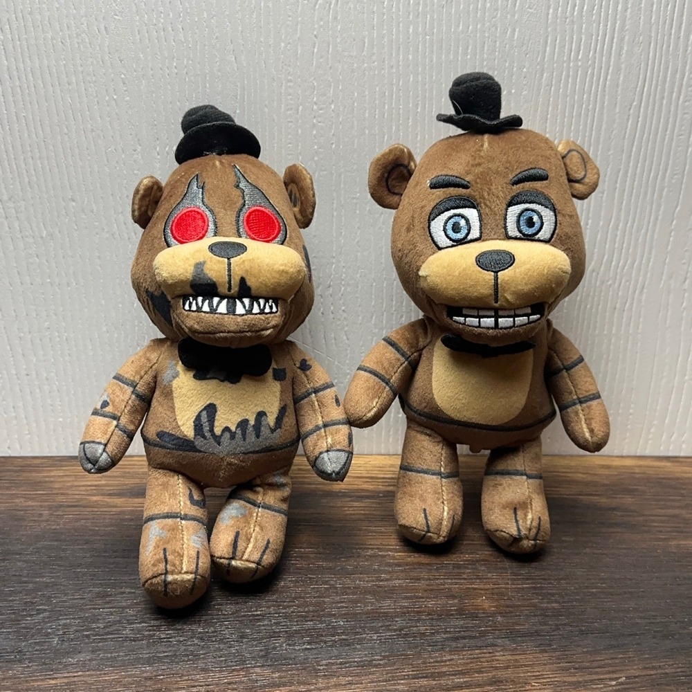 Five Nights at Freddys Freddy Fazbear Withered Freddy Plush Set PhatMojo 7in